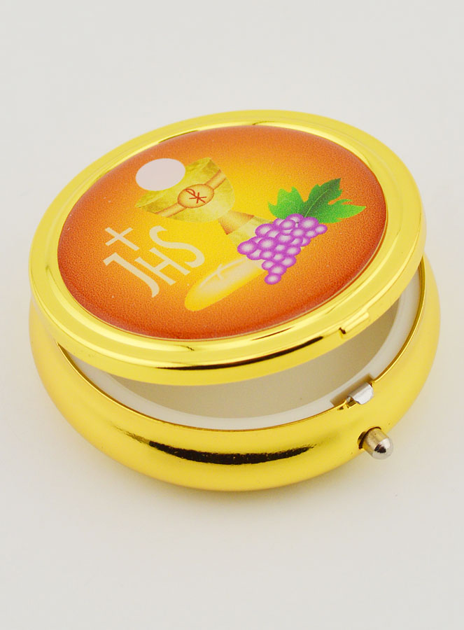 Caja para Hostias Naranja- Cáliz Sangre y Cuerpo de Cristo (pic 4)