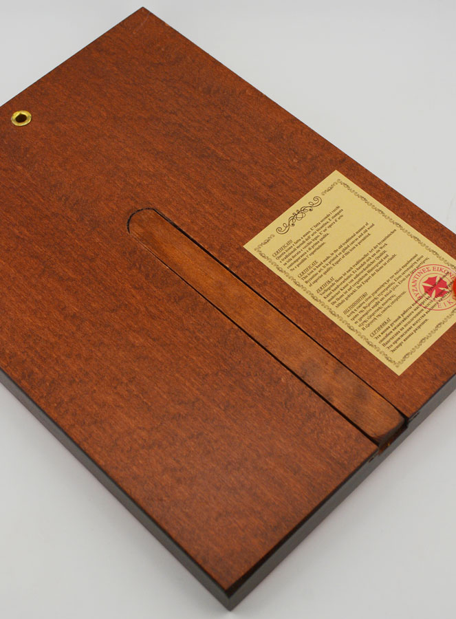 Ícone Bizantino Virgem Coroada - 24 cm (pic 4)