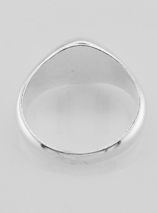 Anillo Sello Cruz de Cristo de Plata de Ley - Talla 62 (pic 4)