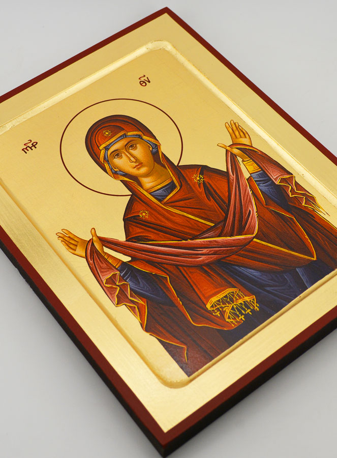 Ícone Bizantino Nossa Senhora Virgem Protetora (pic 3)