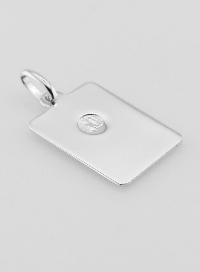 Medalha Placa Jesus Cristo em Prata 925/1000 (pic 4)