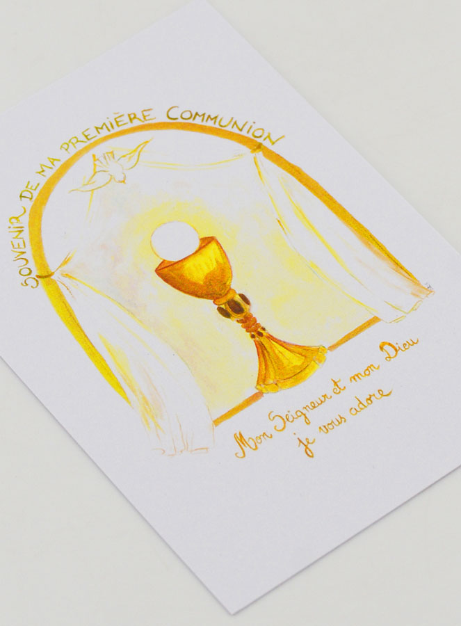 Imagem Lembrança da Minha Primeira Comunhão - Ouro (pic 3)