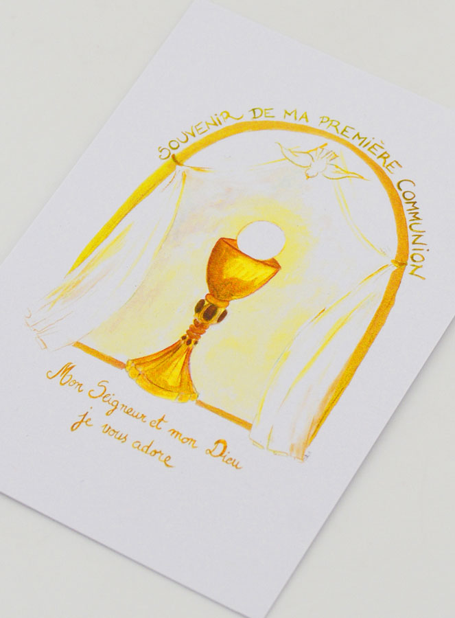 Imagem Lembrança da Minha Primeira Comunhão - Ouro (pic 4)