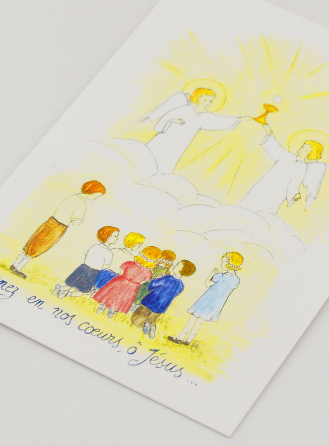 Estampa de Comunión - Entra en nuestros Corazones, Oh Jesús (pic 4)
