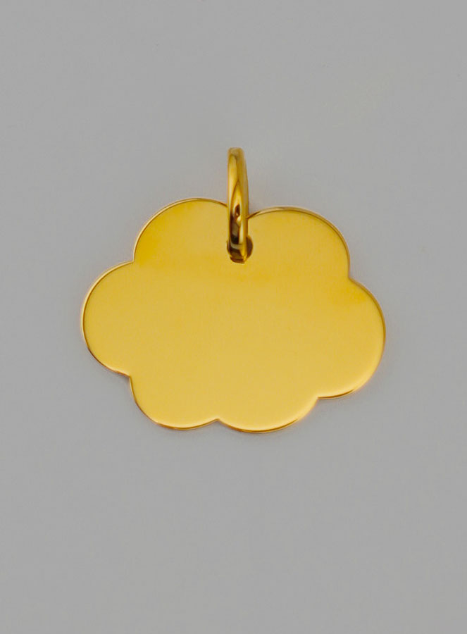 Medalla Ángel Protector - Nube de Oro 375/1000 (pic 4)