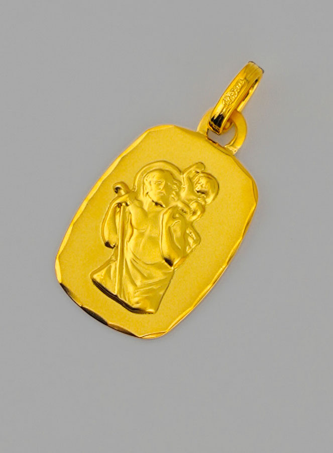 Medalla de San Cristóbal de Oro 375/1000 (pic 3)
