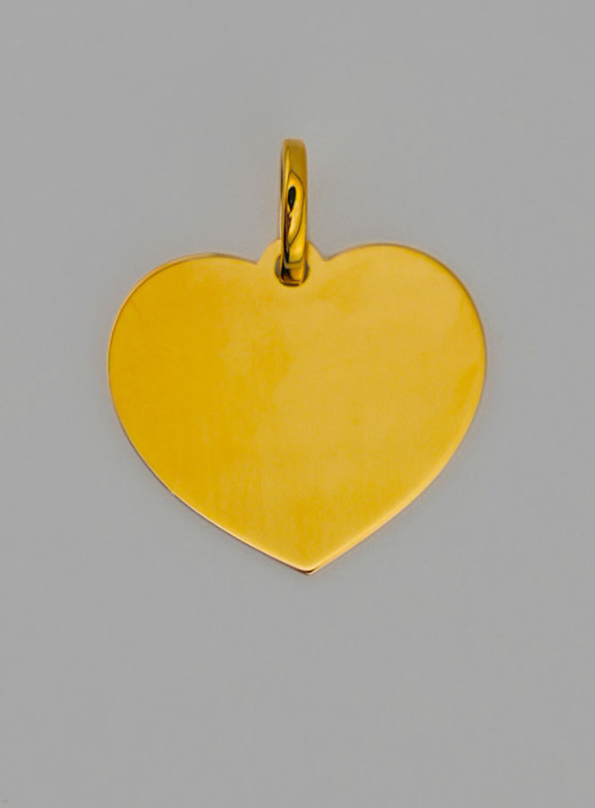 Medalla Ángel de la Guarda Corazón Modelo Niña de Oro (pic 4)