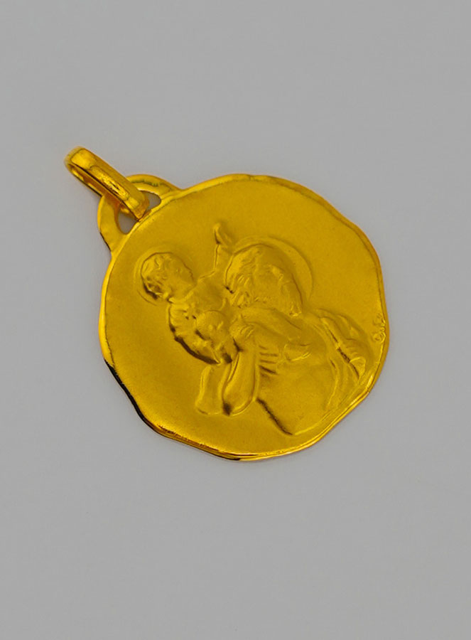 Medalla de San Cristóbal Protector de Oro (pic 2)