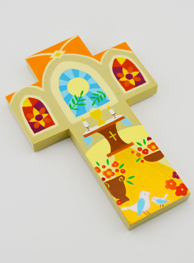 Cruz Infantil en Madera  - Mi Primera Comunión Solemne (pic 3)