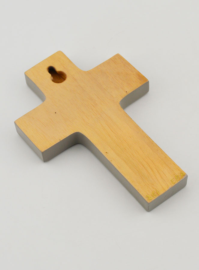 Cruz Infantil em Madeira - Jesus Meu Guia (pic 4)