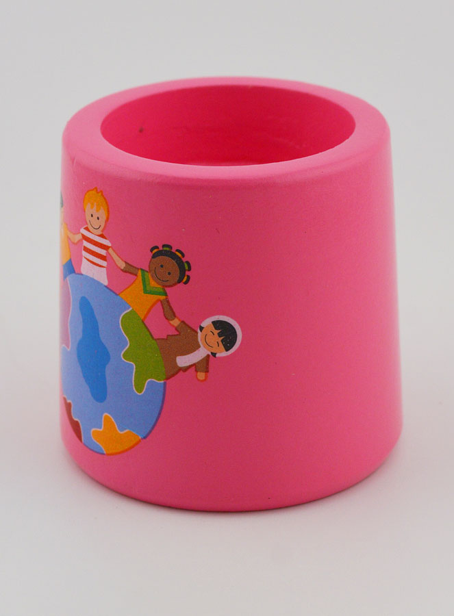 Candelabro Niños del Mundo - Rosa (pic 3)