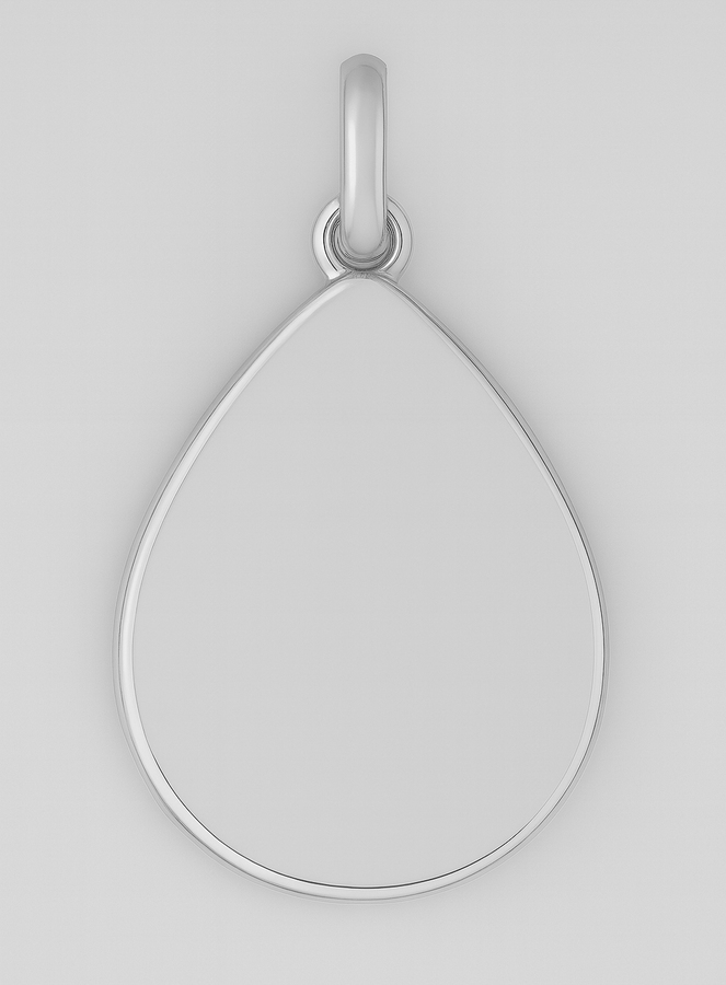 Medalla Lágrima de las Apariciones de Lourdes en Plata (pic 3)