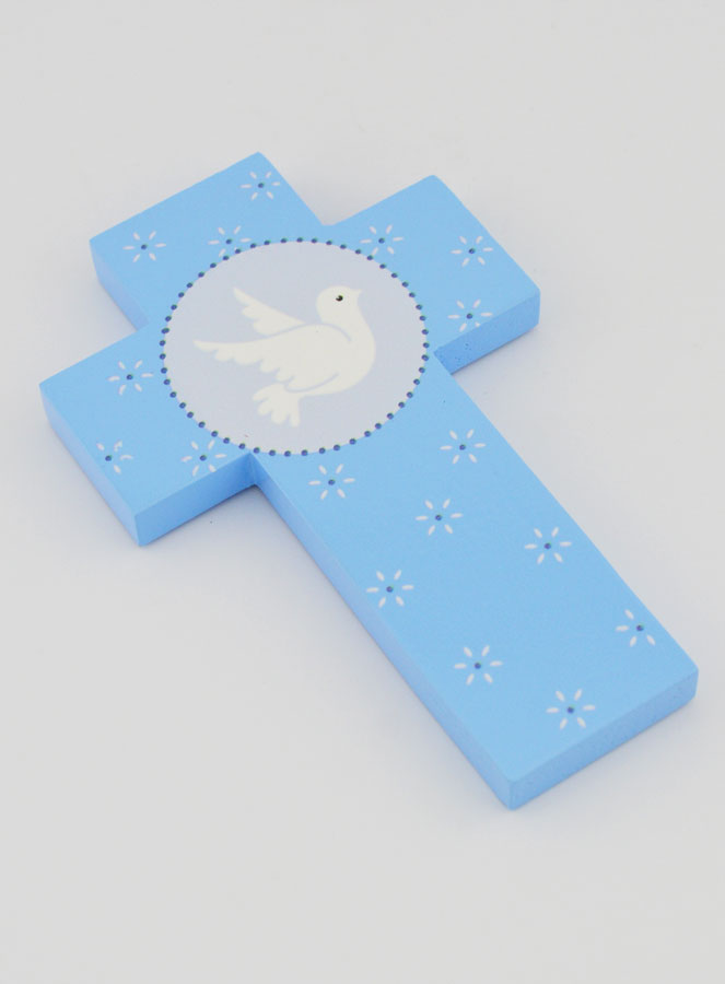 Cruz de Confirmação Espírito Santo - Azul (pic 3)