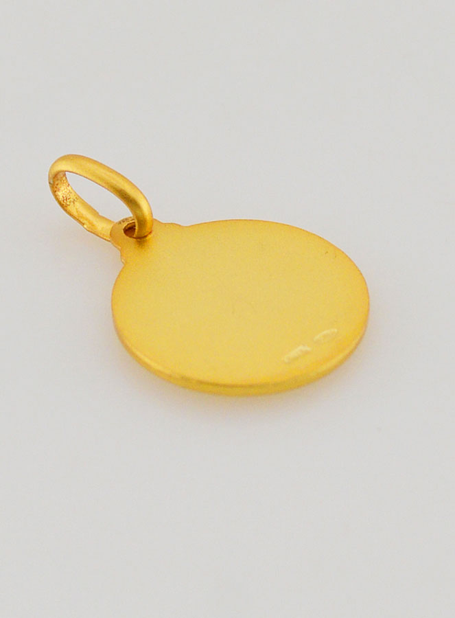Medalha de Confirmação Pomba do Espírito Santo Banhada a Ouro (pic 4)