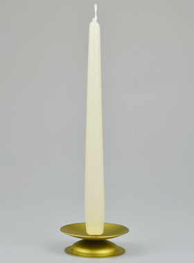 Vela de Mesa Larga color Blanquecino - 25cms (pic 1)