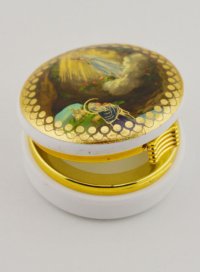 Cajita con la Imagen de Nuestra Señora de Lourdes (pic 4)