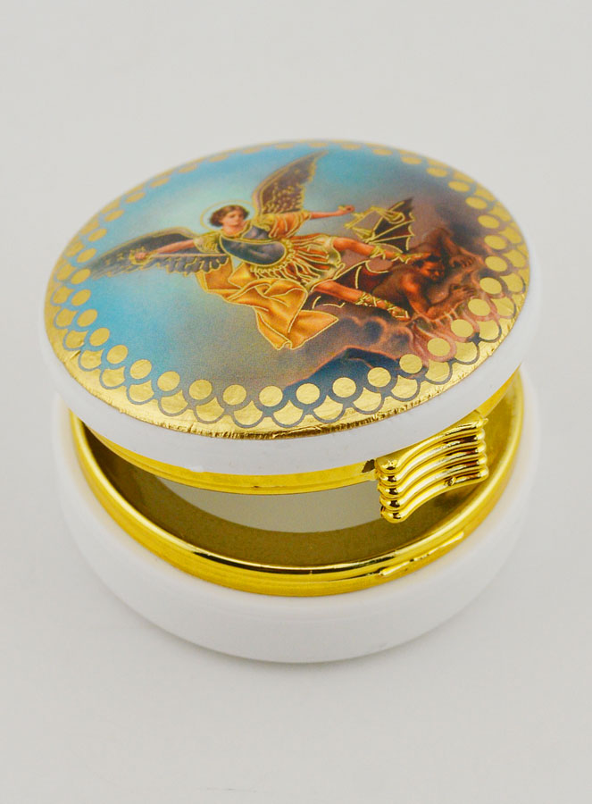 Cajita con la Imagen de San Miguel Arcángel - 5 cms (pic 4)