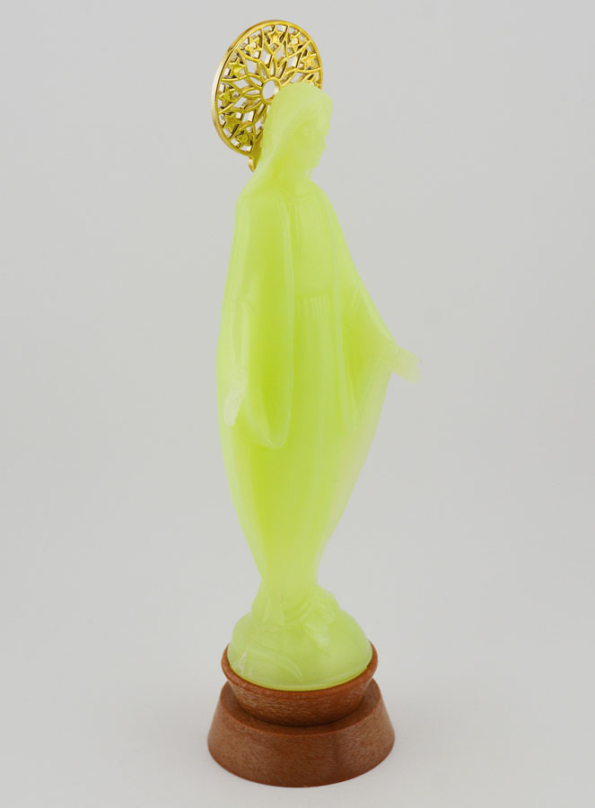Estatua de la Virgen Milagrosa en Neón - 14 cms (pic 3)