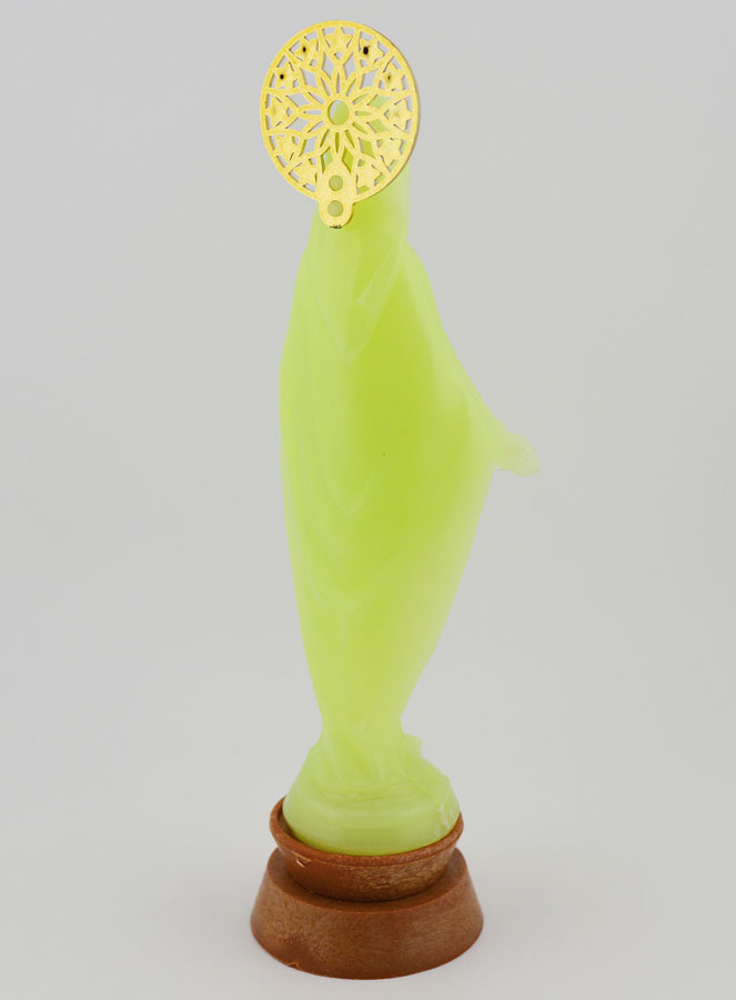 Estatua de la Virgen Milagrosa en Neón - 14 cms (pic 4)