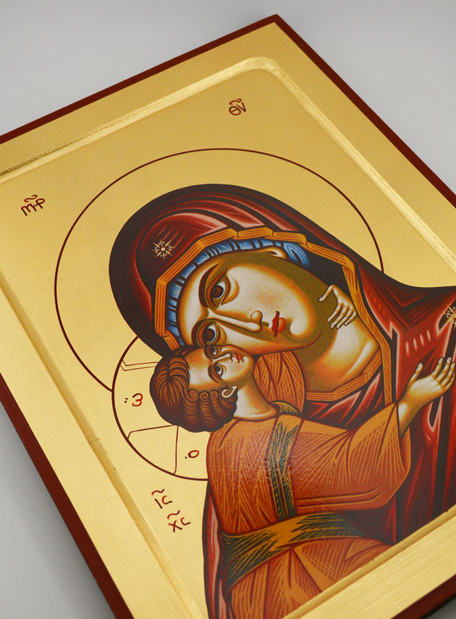 Ícone Religioso - Virgem de Korsun - 30 cm (pic 3)