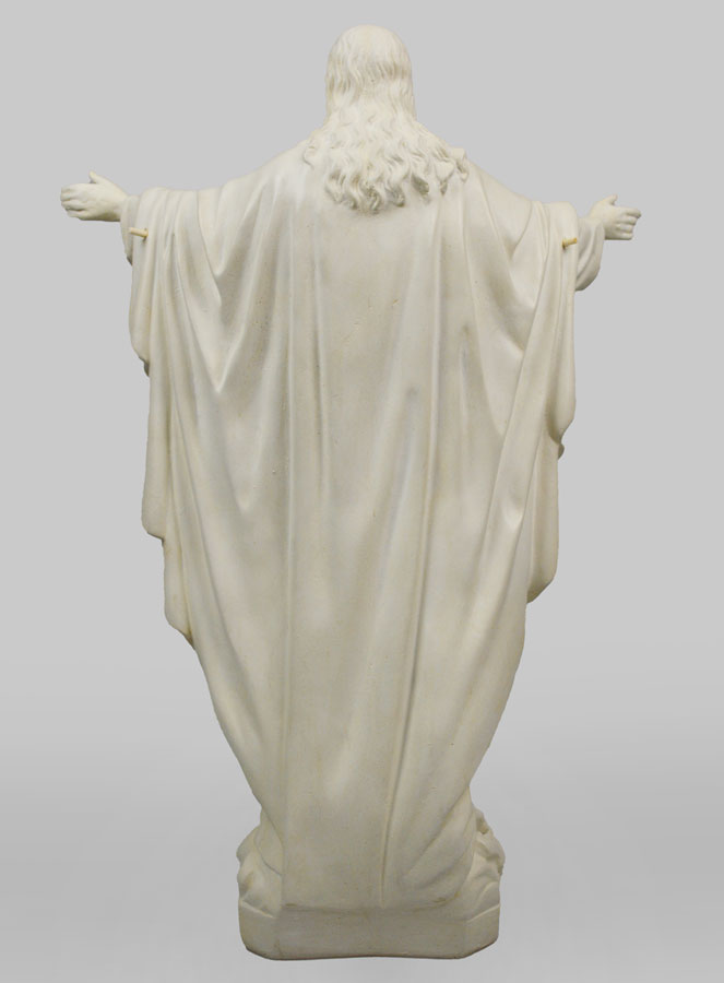 Grande Estátua Jesus Cristo Sagrado Coração Glorioso - 42 cm (pic 4)
