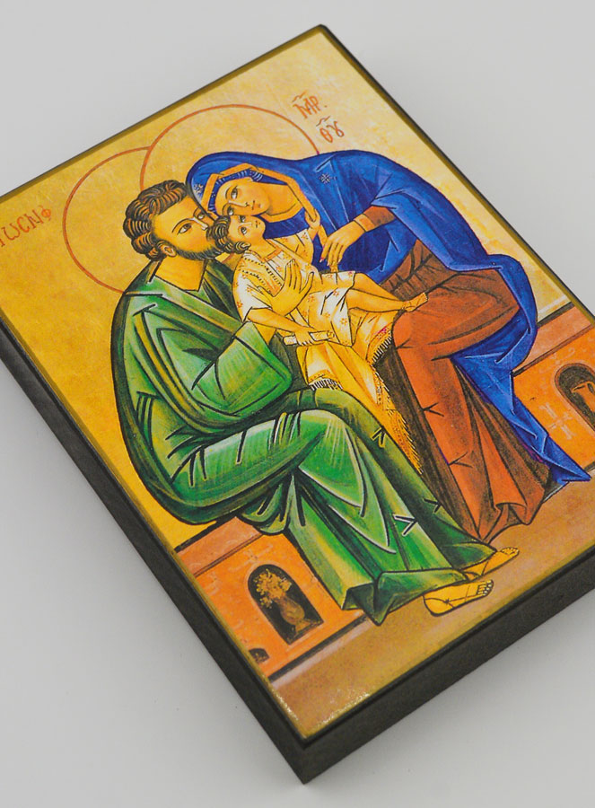 Icono Religioso de la Sagrada Familia - 15 cms (pic 3)