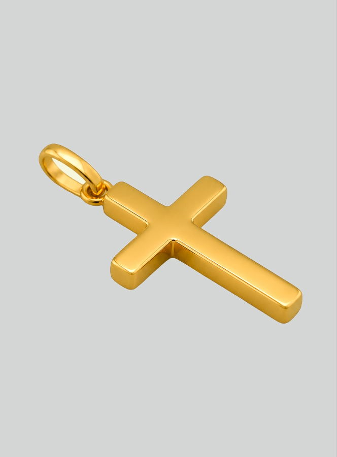 Colgante de Cruz de Jesucristo - 15 mm - Oro macizo de 18 k (pic 2)