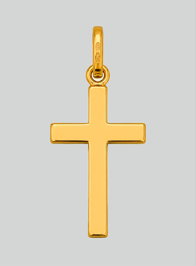Colgante de Cruz de Jesucristo - 15 mm - Oro macizo de 18 k (pic 3)
