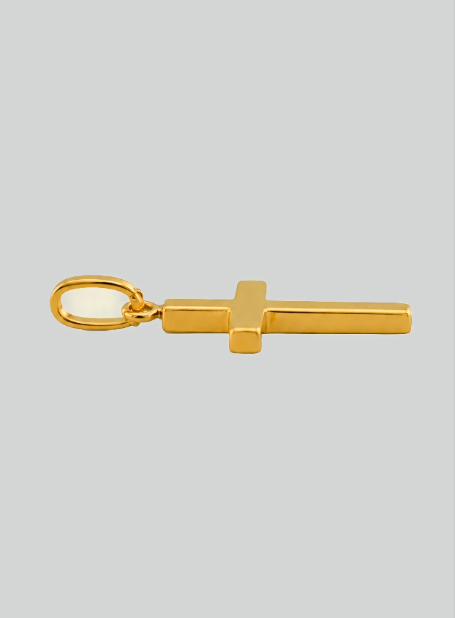 Colgante de Cruz de Jesucristo - 15 mm - Oro macizo de 18 k (pic 4)