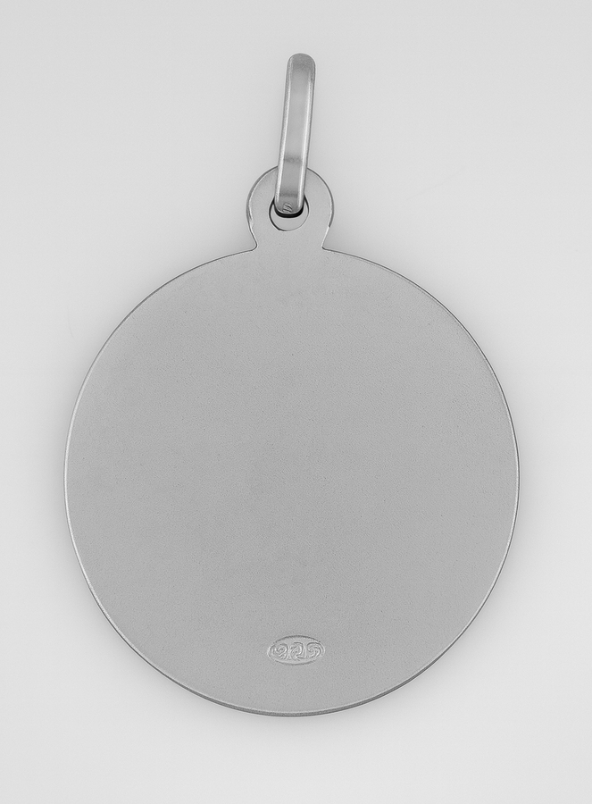 Medalha de Nossa Senhora de Guadalupe em Prata Rodiada 925/1000 - 21 mm (pic 3)