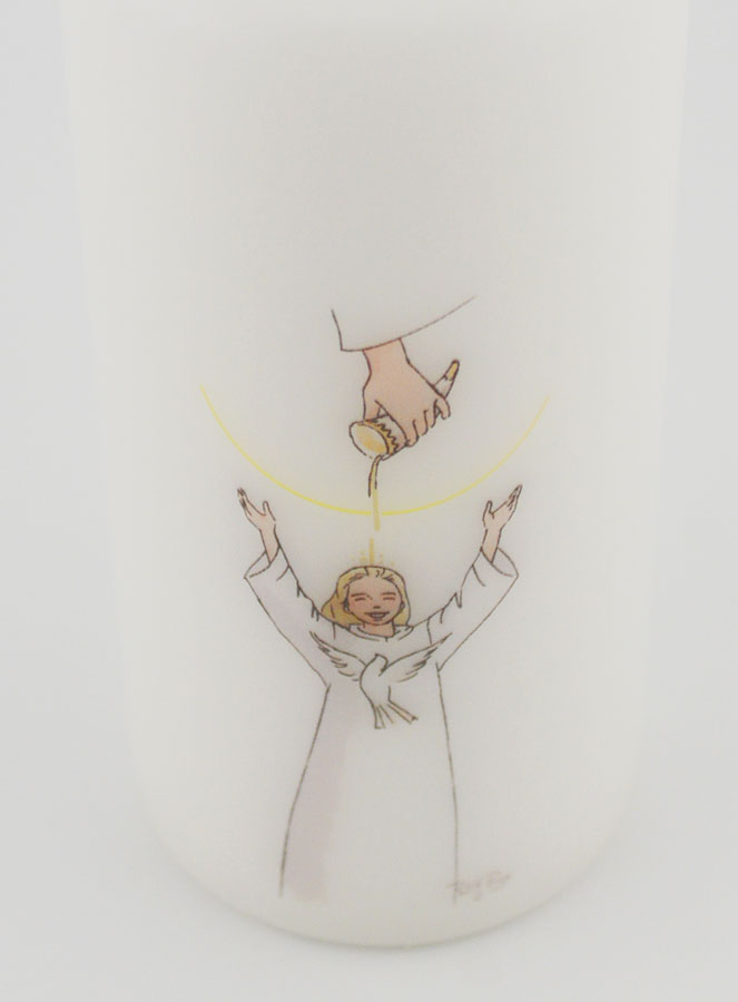 Cirio de Confirmación - Unción Chica Rubia (pic 4)