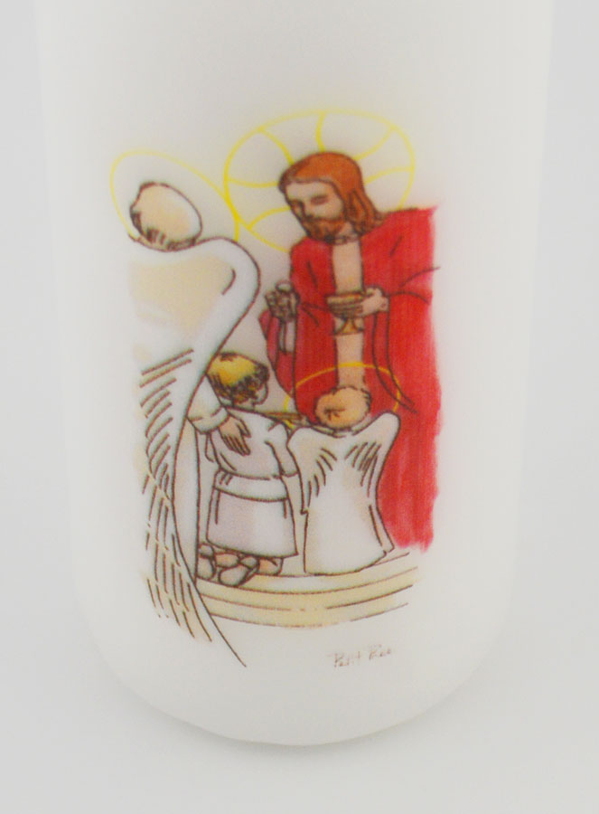 Vela Cirio de Primera Comunión Pan de los Angeles - Niña Rubia (pic 4)