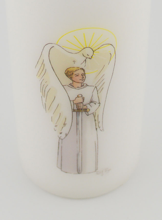 Cirio de Confirmación Caballero del Espíritu Santo - Chico Rubio (pic 4)