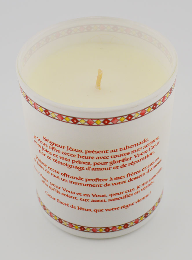 Vela Lujo Perfumada Sagrado Corazón de Jesús con Oración (pic 4)