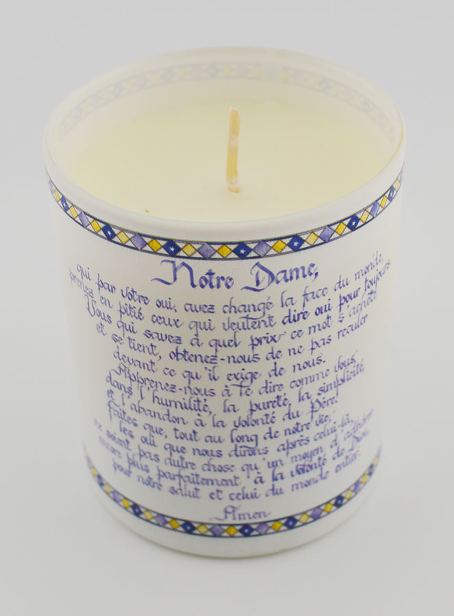 Vela de Lujo Perfumada Santa María Reina con Oración (pic 4)