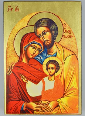 Icono Religioso Sagrada Familia - 19cm (pic 1)