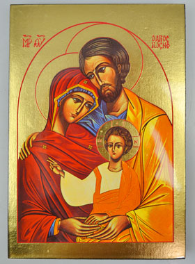 Icono Religioso de la Sagrada Familia - 19cm (pic 1)
