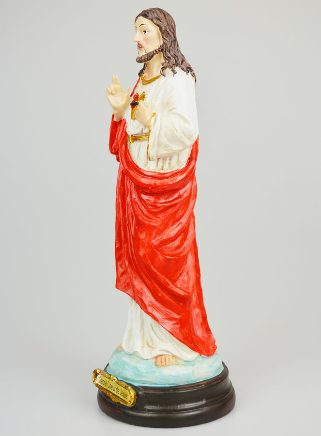 Estatua del Sagrado Corazón de Jesús en Resina - 30 cms (pic 2)