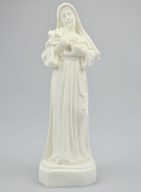 Estatua Santa Rita en Alabastro - 19 cms (pic 1)