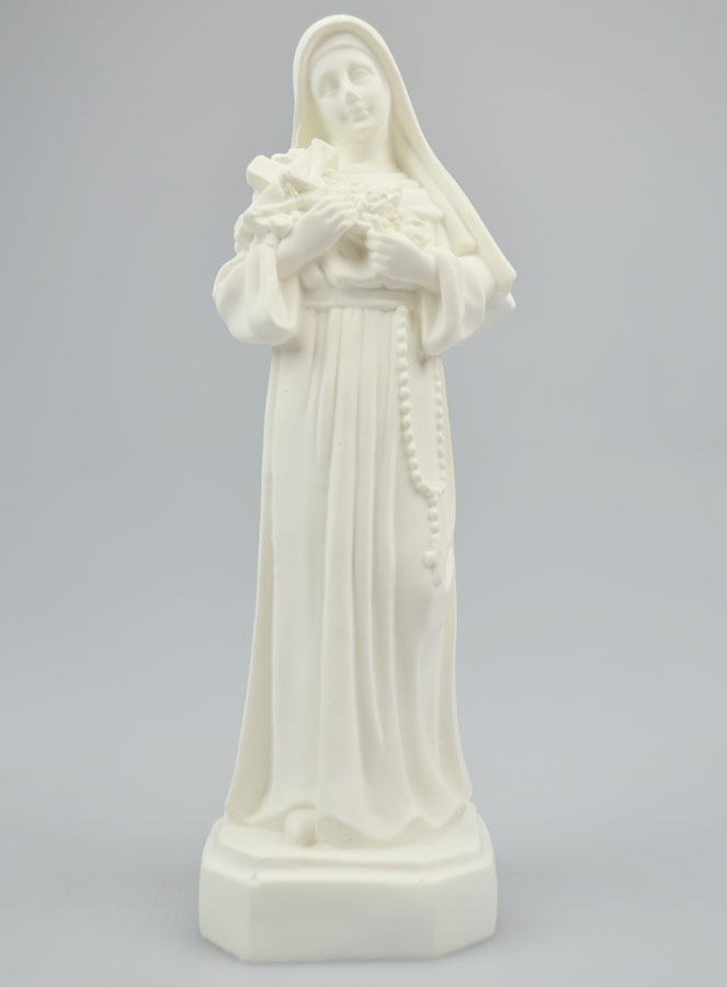Estatua Santa Rita en Alabastro - 19 cms (pic 2)
