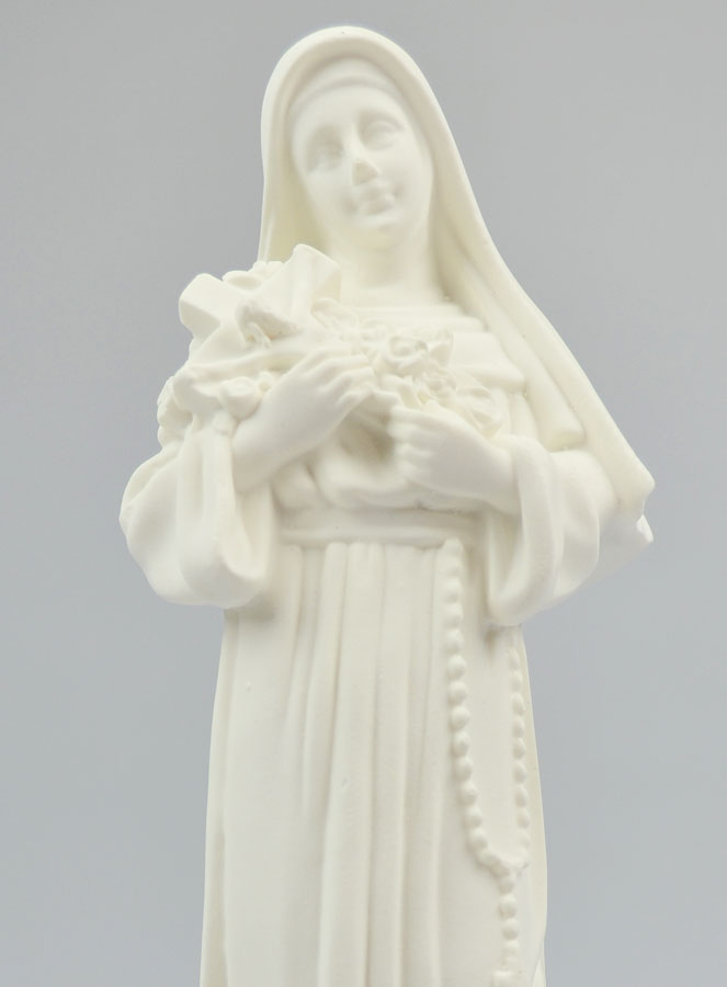 Estatua Santa Rita en Alabastro - 19 cms (pic 3)