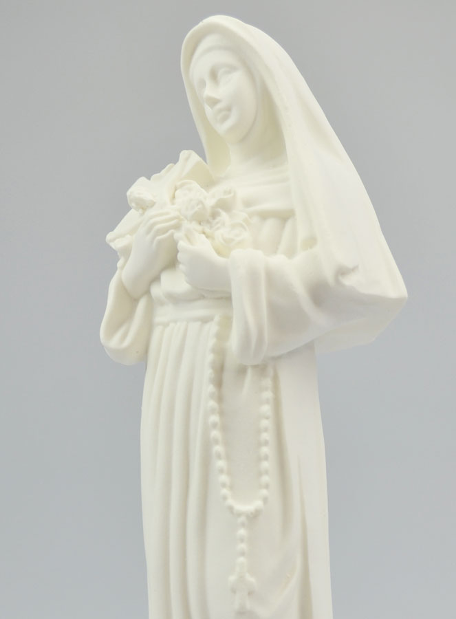 Estatua Santa Rita en Alabastro - 19 cms (pic 4)