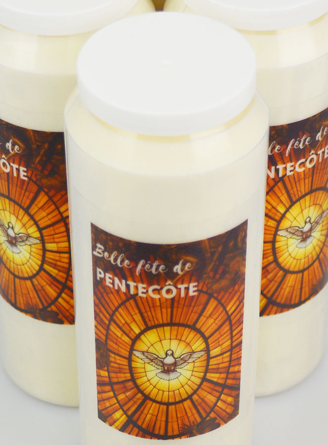 Lote de 6 Velas de Novena Hermosa Fiesta de Pentecostés (pic 4)