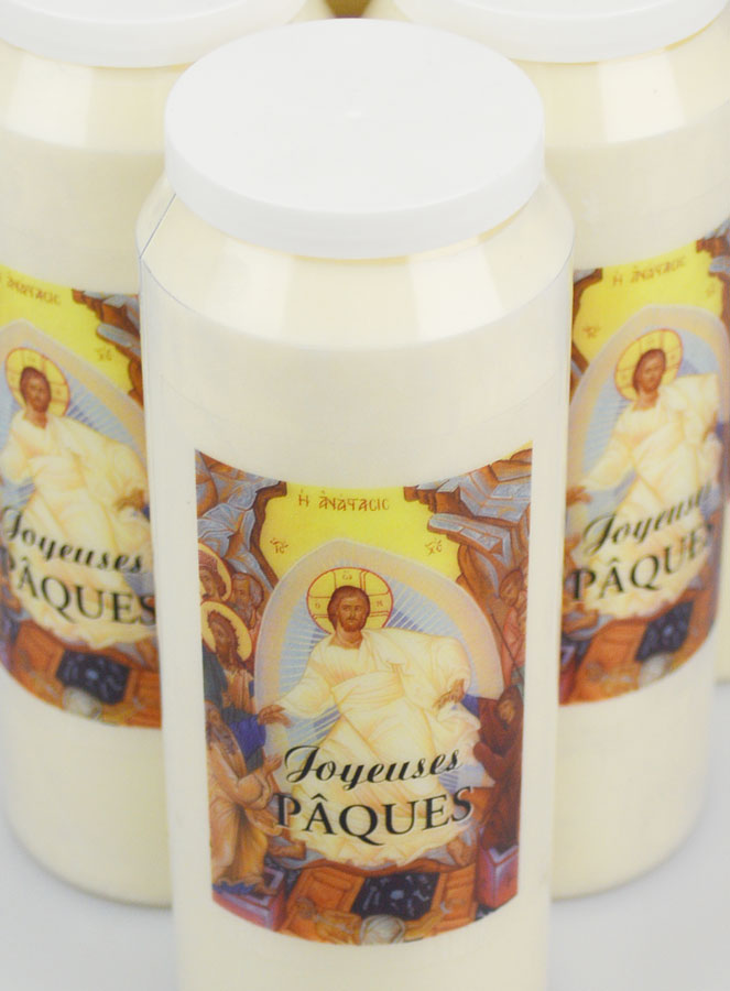 Conjunto de 6 Velas de Novena Feliz Páscoa (pic 4)