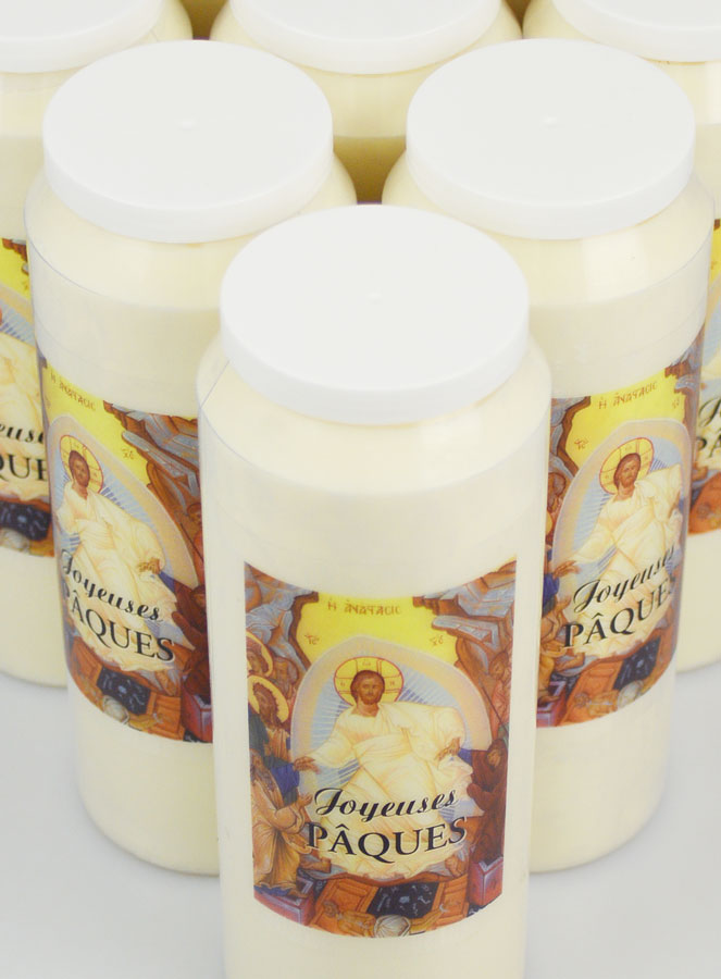 Conjunto de 10 Velas de Novena Feliz Páscoa (pic 4)