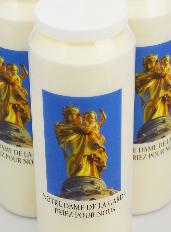 3 velas de Novena Nuestra Señora de la Guardia - 17,5cm (pic 4)