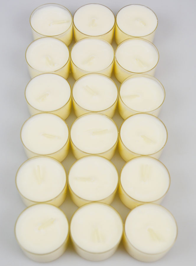 Lote de 18 velas de té orgánicas 100% naturales - 7 horas (pic 4)