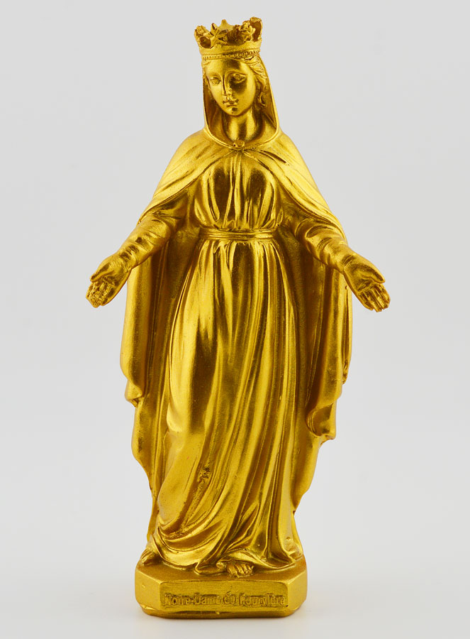 Estatua religiosa de Notre Dame de Fourvière - 12 cm (pic 1)