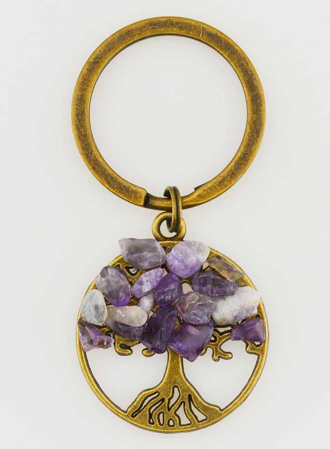 Llavero Árbol de la Vida - Amatista (pic 1)