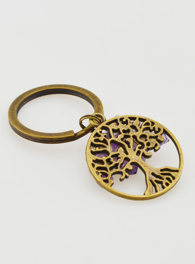 Llavero Árbol de la Vida - Amatista (pic 4)